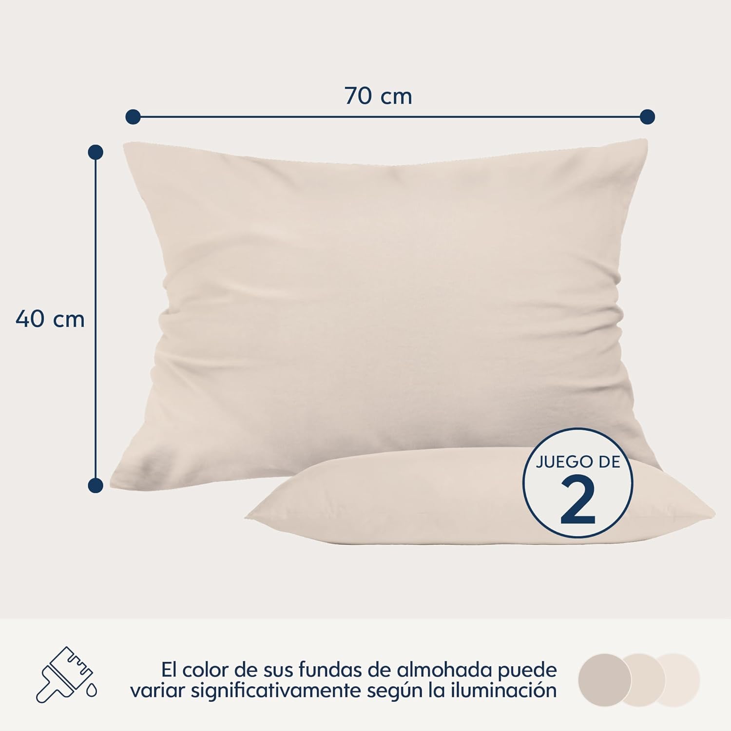 Thumbnail 1 de Dreamzie Fundas de Almohada (Juego de 2) 🛌 Suavidad Premium