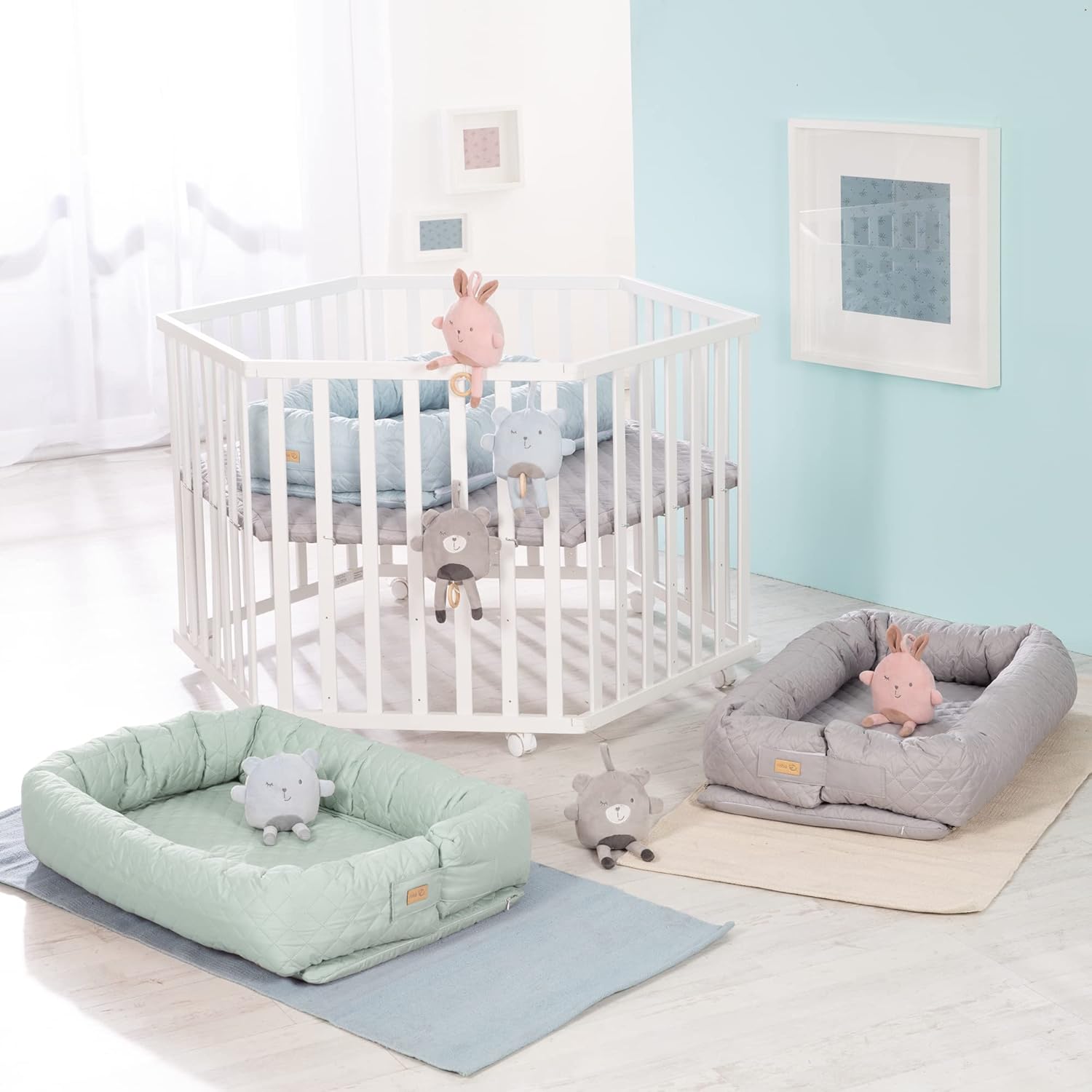 Detalle 2 de roba Babylounge roba Style – Réducteur de lit bébé, vert givré