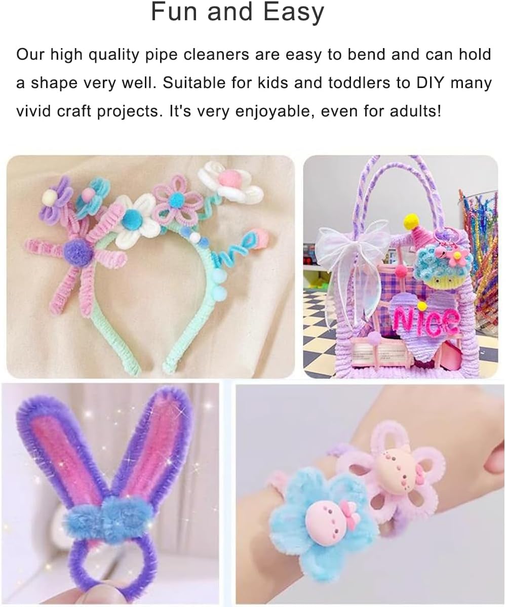 Thumbnail 3 de Chenille Pipe Cleaners, 12-Inch