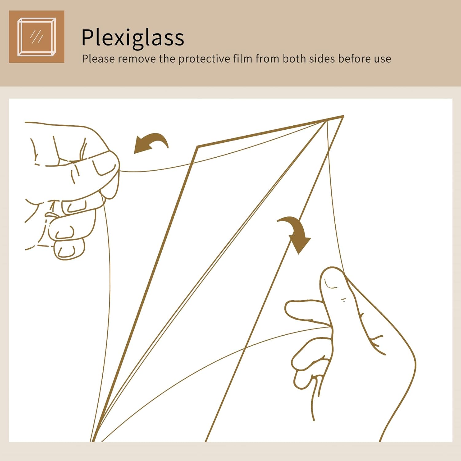 Thumbnail 4 de 30x40 Picture Frame Set of 3 (A4 with mat or 30x40 without mat) in natural wood-effect MDF