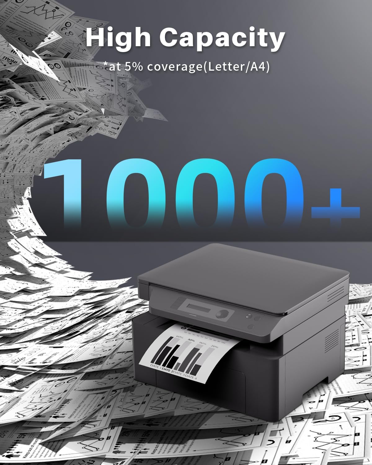 Detalle de INK4U TN248 Nero Toner – 2× Cartucce Compatibili con Brother TN-248 (XL/XL BK) con Chip Recente