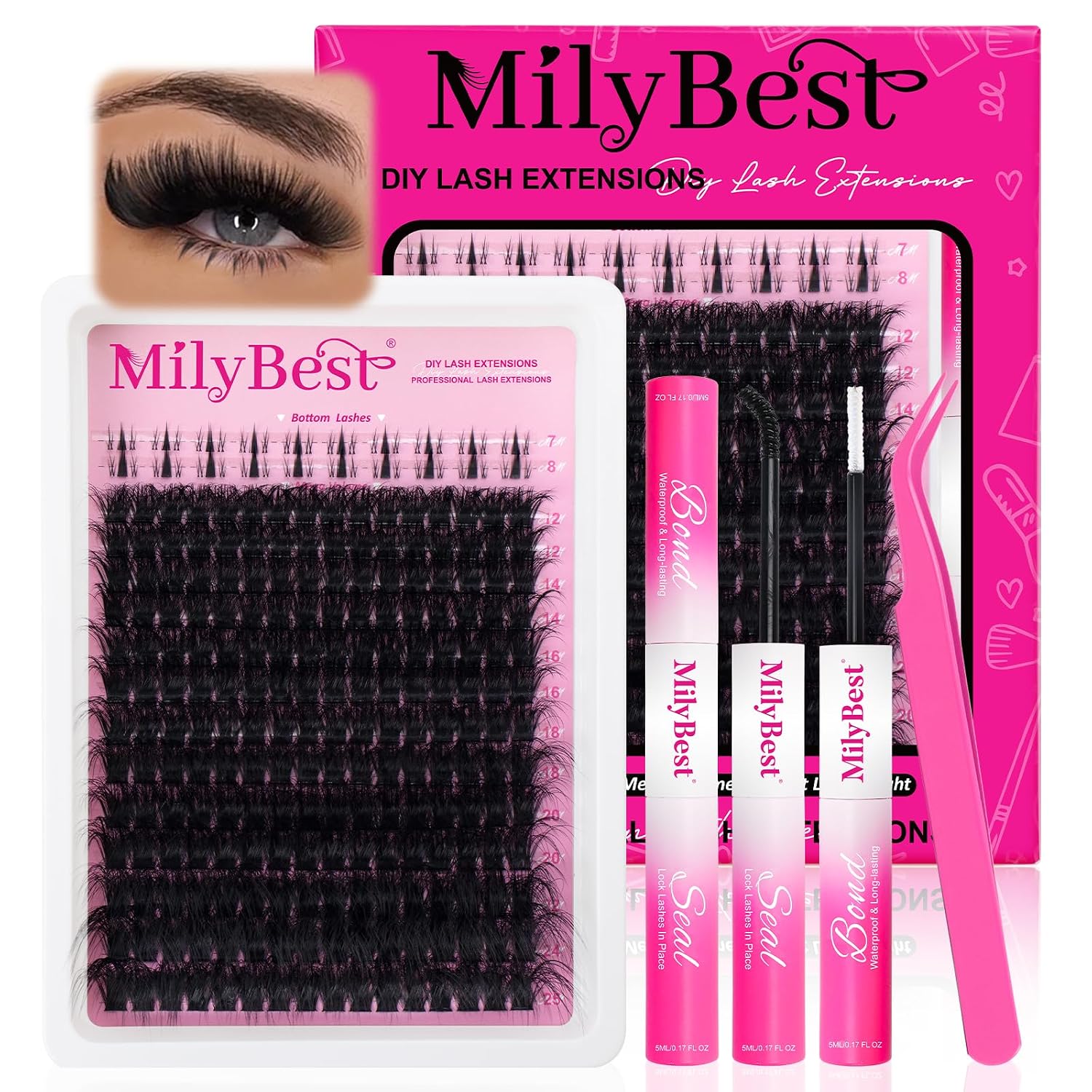 Detalle de MilyBest Lash Cluster Kit 200D