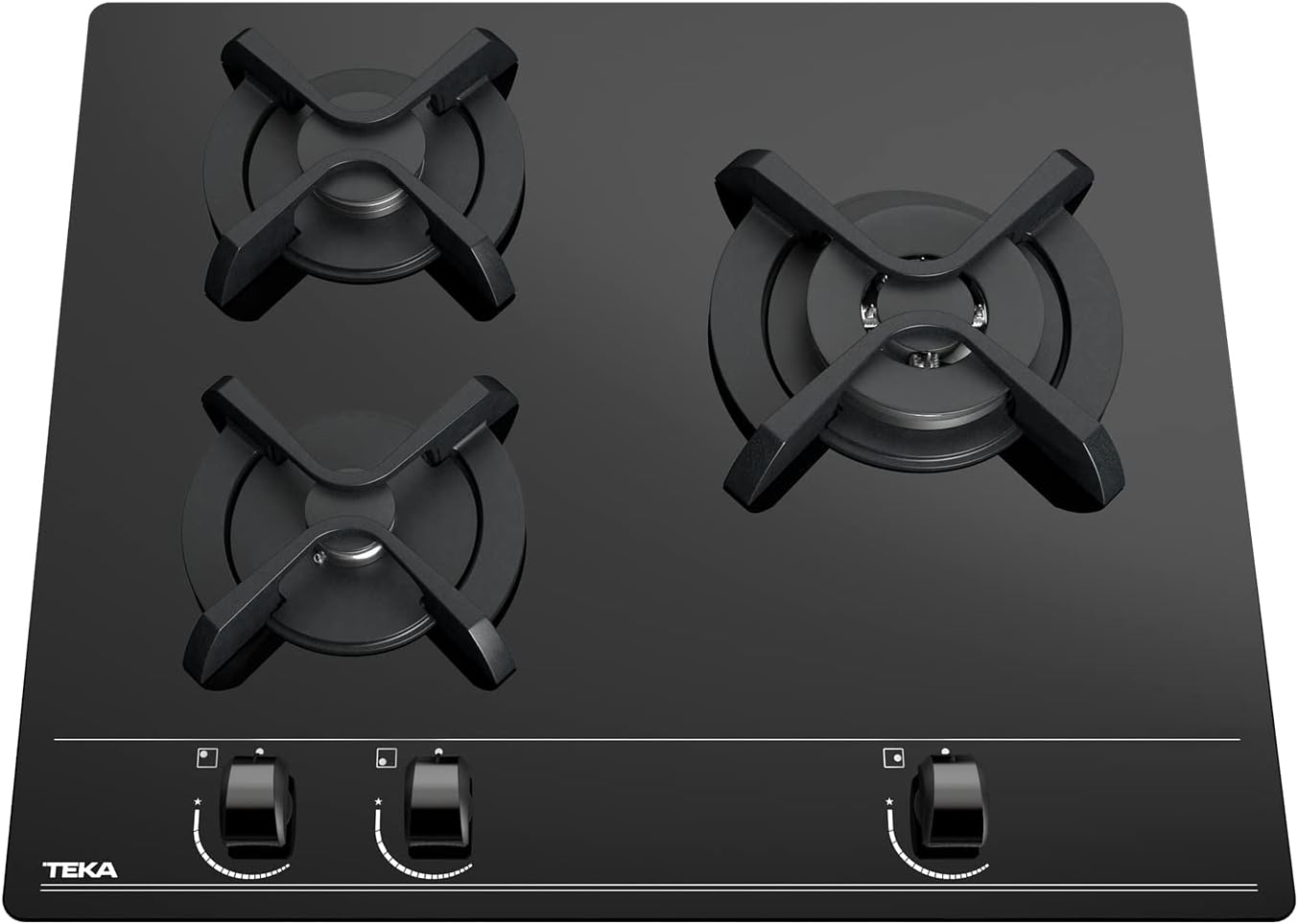 Detalle de Teka GBC 63010 Placa gas 60 cm 3 fuegos