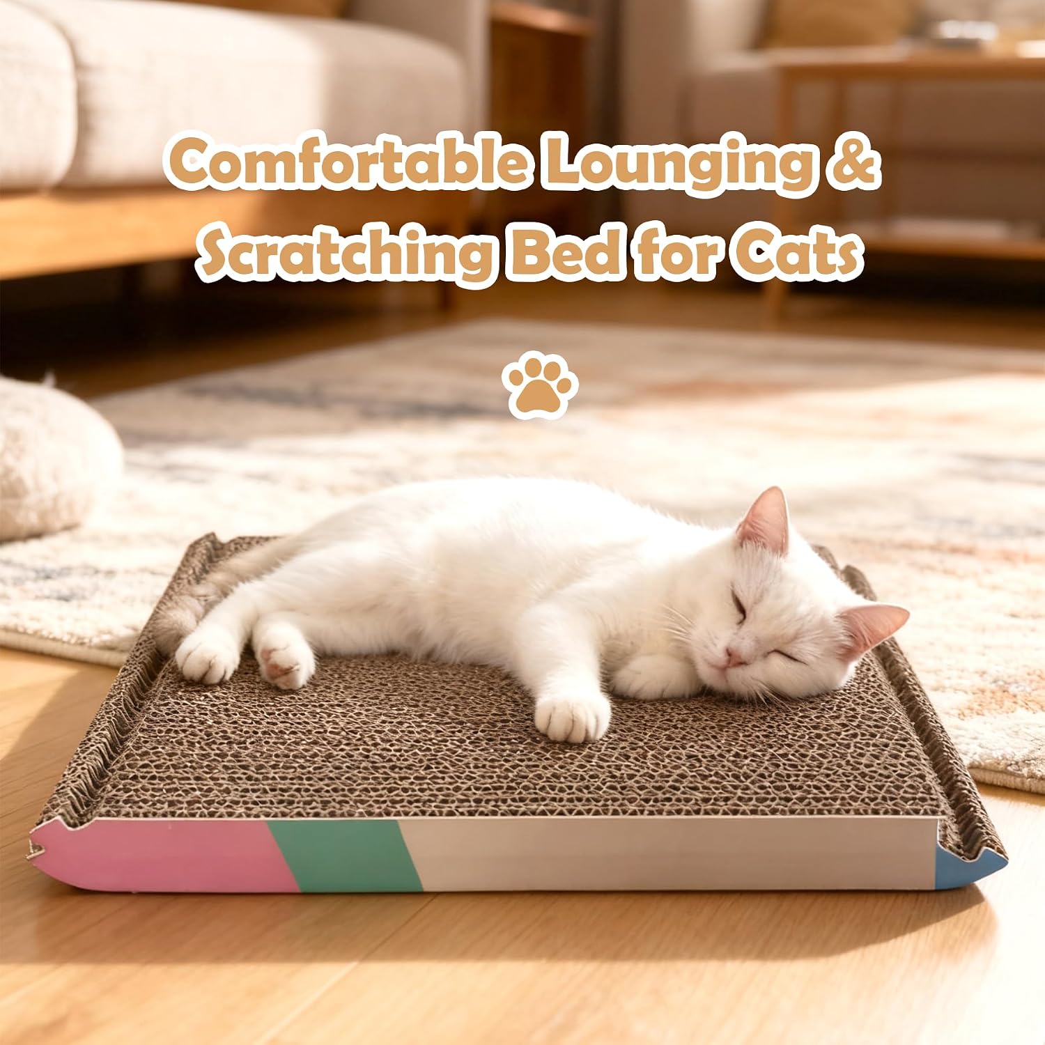 Thumbnail 6 de JUNGLE WELL Triangle Cat Scratcher Board 3-pack 🐱