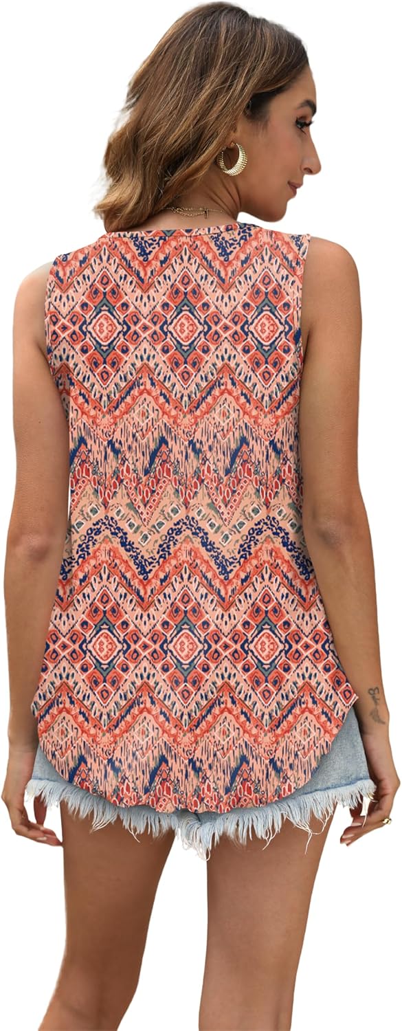 Detalle de Aokosor Ladies Eyelet Embroidery Tank Top