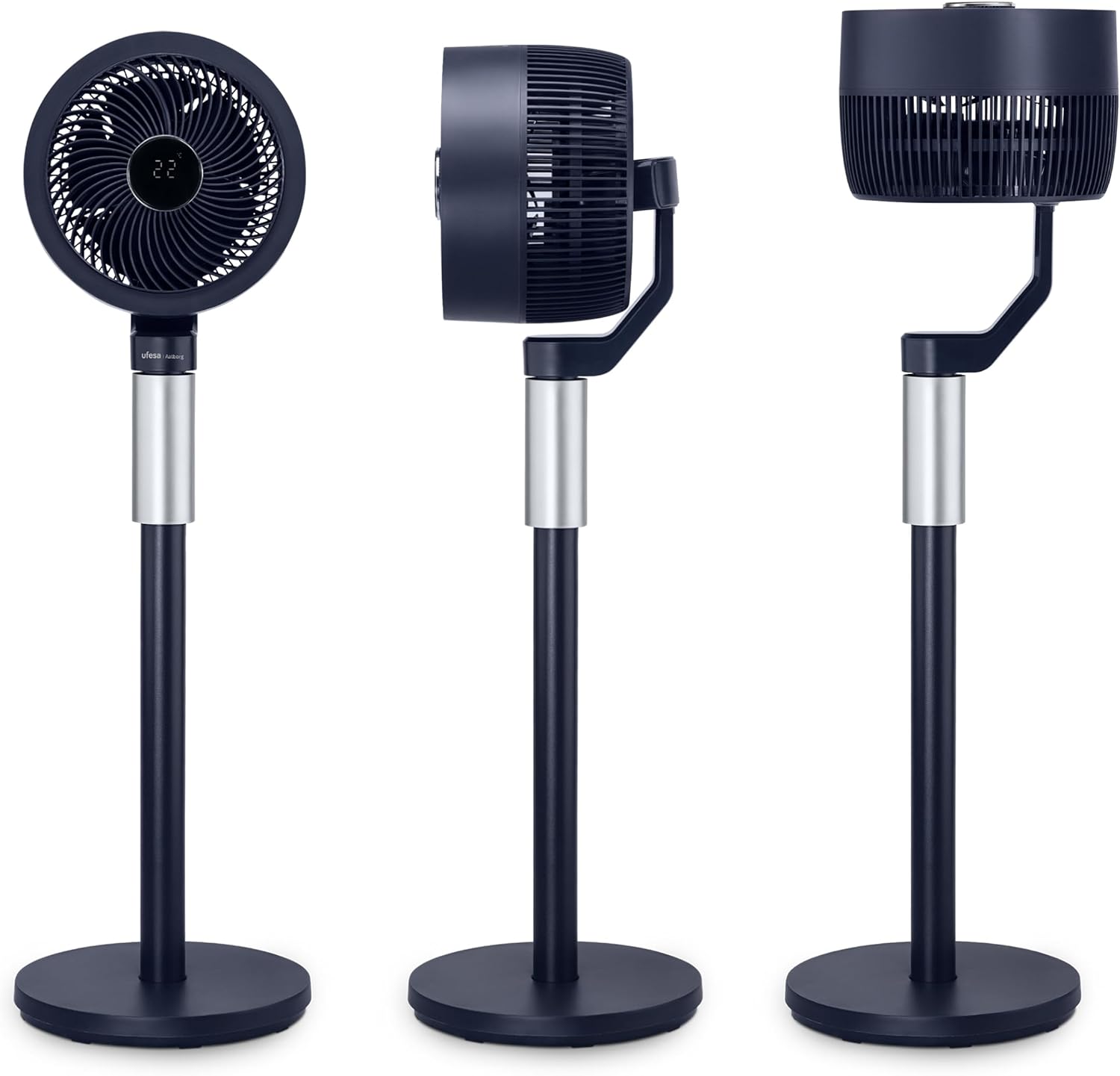 Thumbnail 6 de Ufesa Kodiak SilentAirMotion Circulateur d’Air 3D – Ventilateur 24W avec Oscillation 3D et Écran LCD