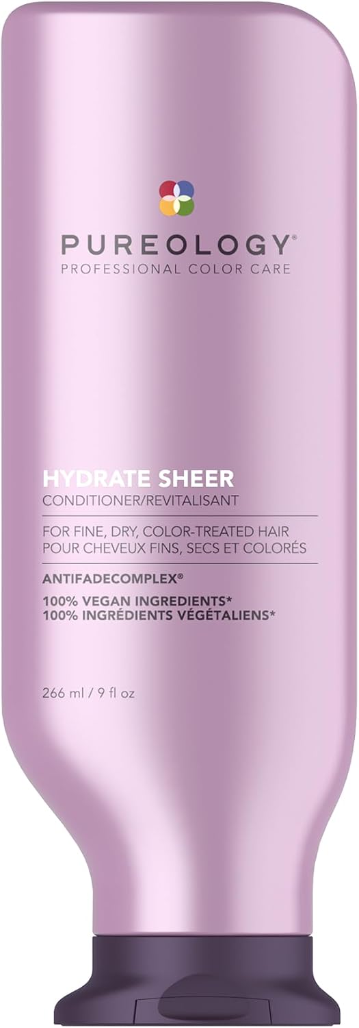 Detalle de Pureology Hydrate Sheer Moisturising Conditioner (Vegan) for fine, colour-treated hair