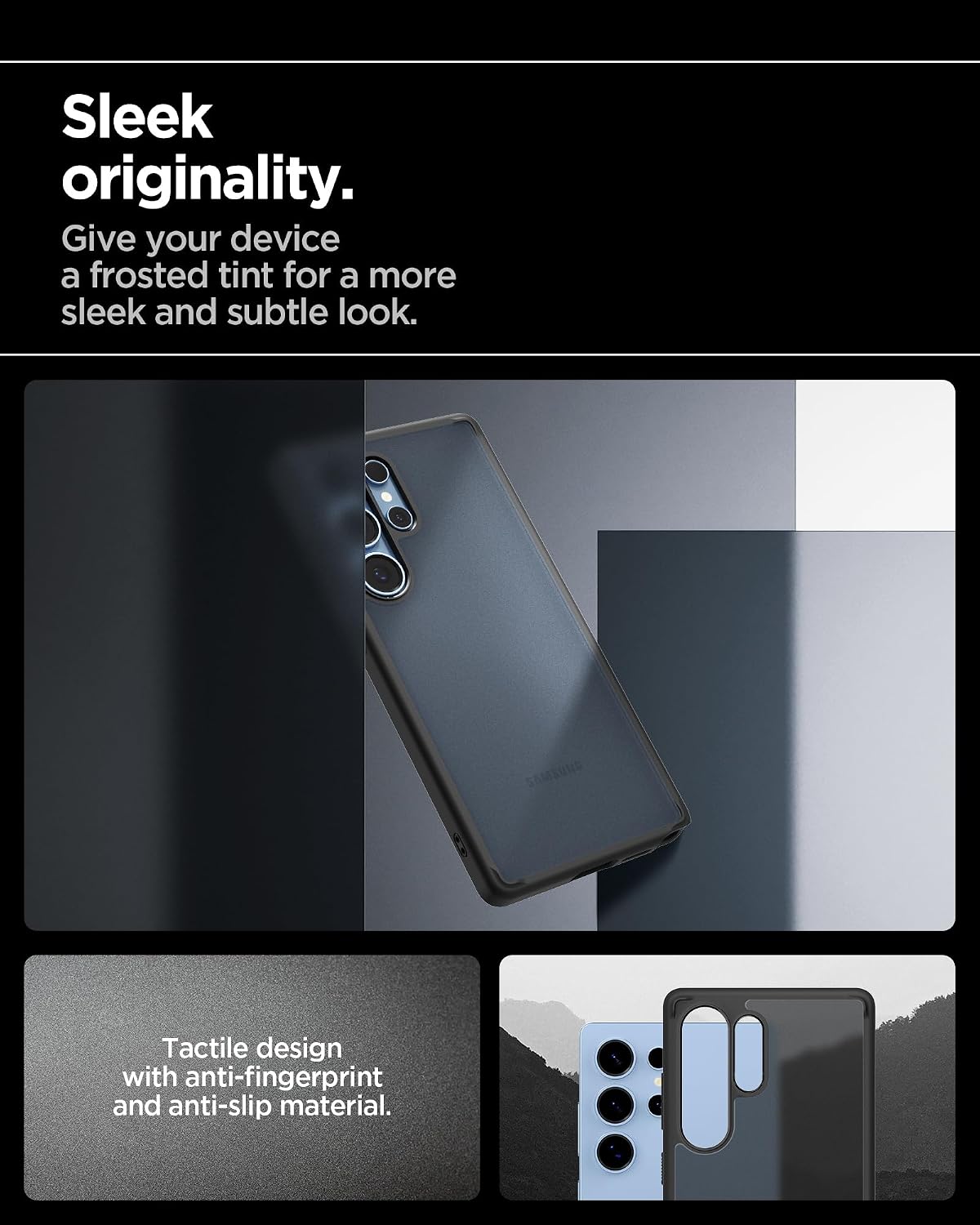 Detalle de Spigen Ultra Hybrid pour Samsung Galaxy S25 Ultra – coque Frost Noir