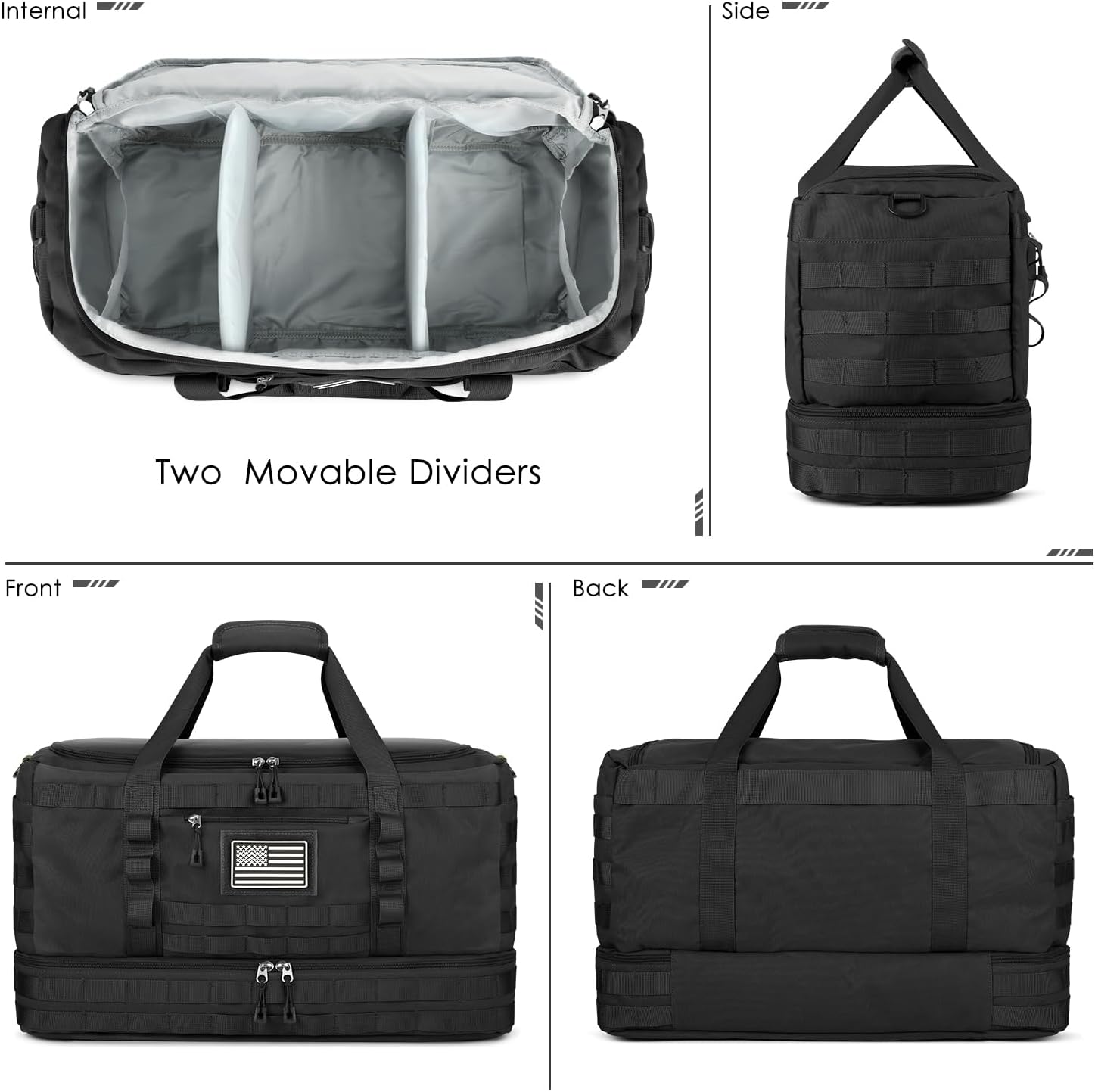 Thumbnail 6 de ETRONIK Gym Bag Airline Approved 22x14x9