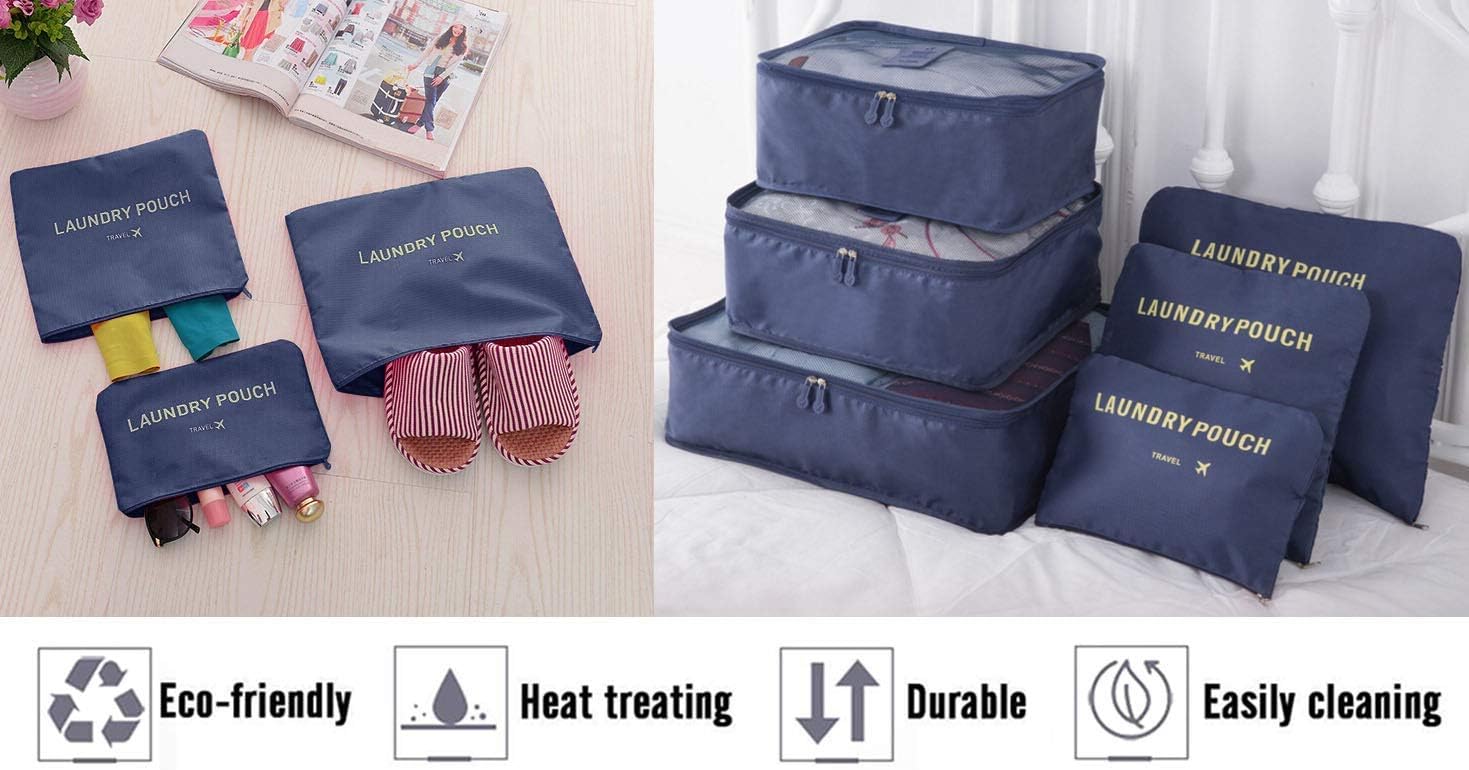 Thumbnail 5 de Vicloon Packing Cubes 8-piece travel set