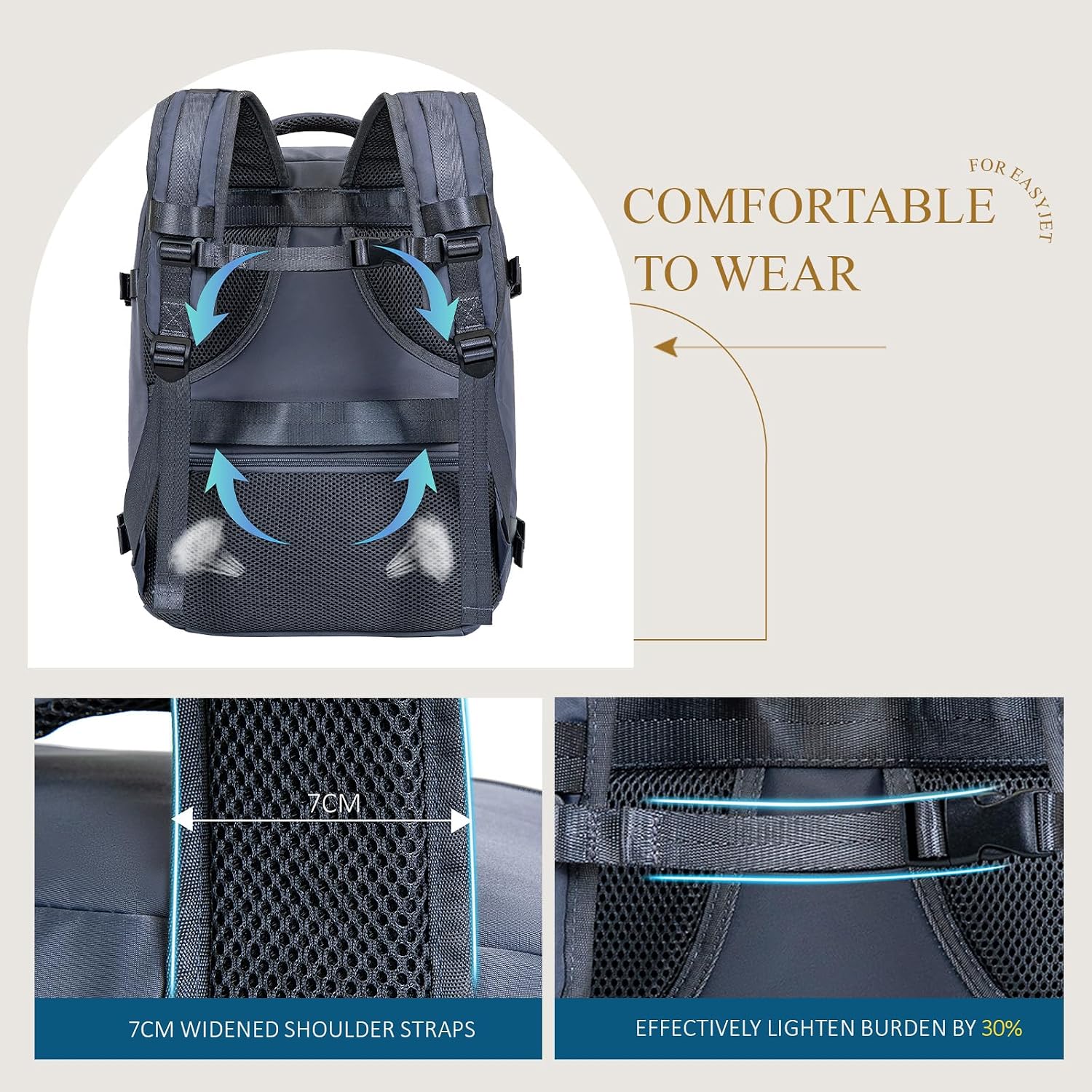 Thumbnail 5 de Lossga cabin bag 30L 45x36x20 underseat