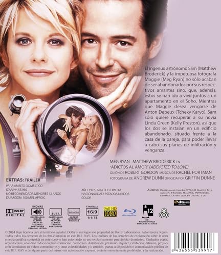Thumbnail 1 de Adictos al Amor BD 1997 Addicted to Love en Blu-ray (research) [BD25]