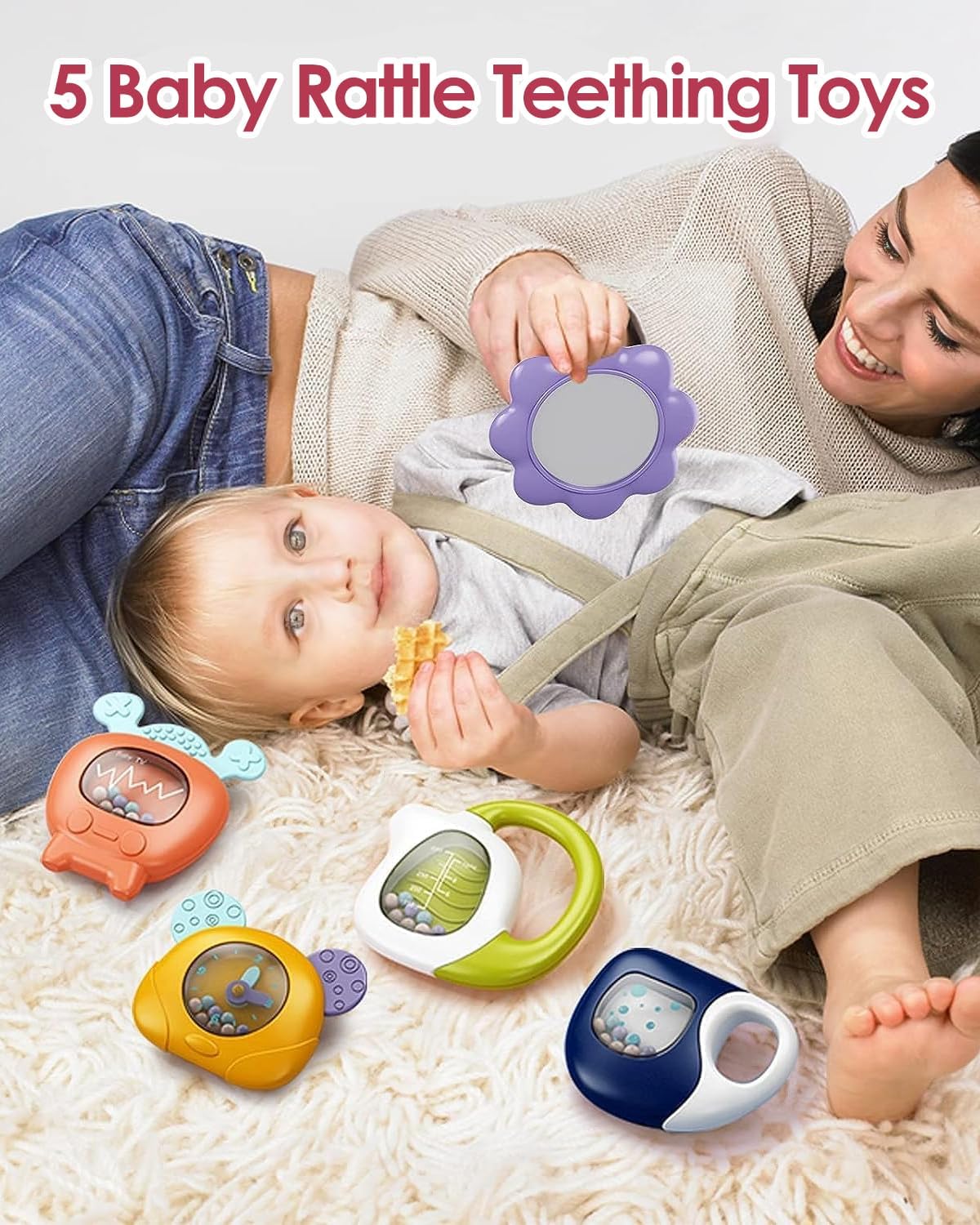 Thumbnail 4 de derimkcoa Baby Play Mat Baby Gym 0–12 months