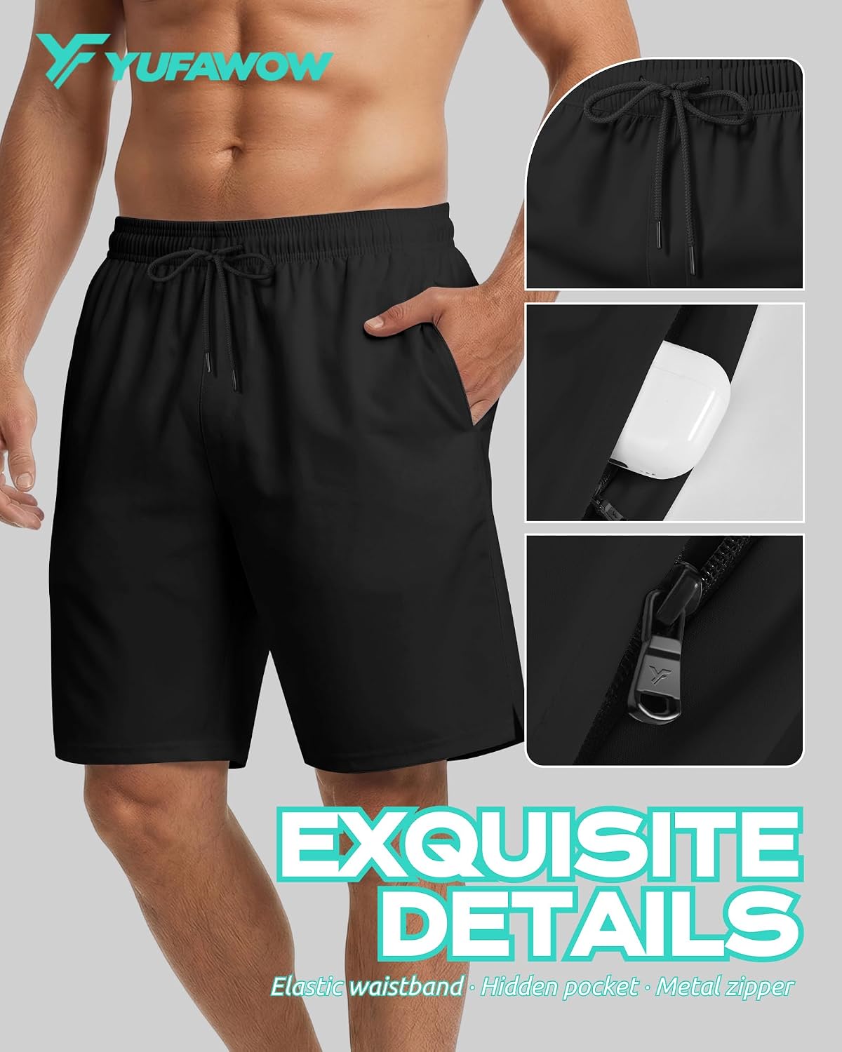 Detalle 2 de Yufawow Swim Trunks 9-Inch