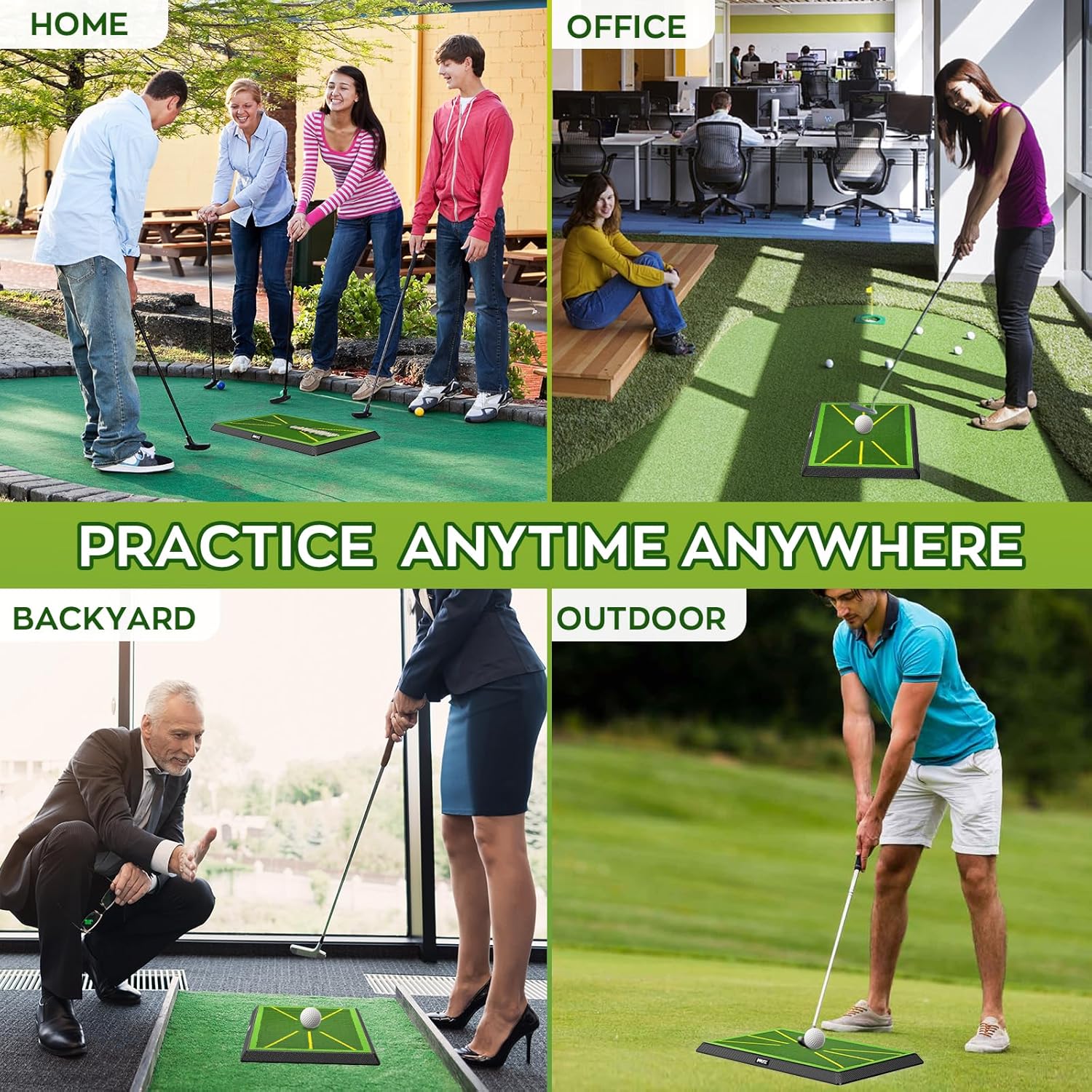 Thumbnail 6 de IMAYCC golf hitting mat 2 pieces