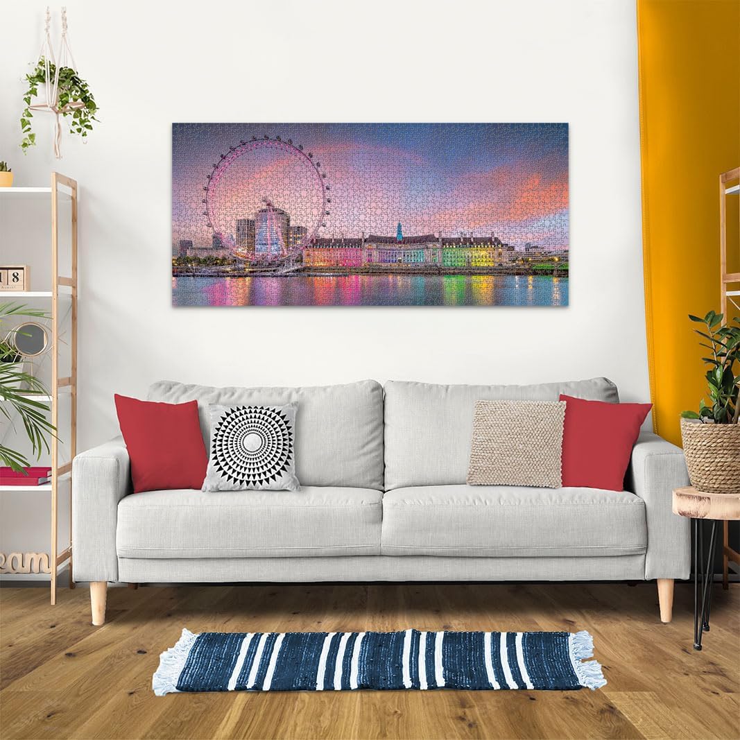 Detalle de Ravensburger Puzzle 12000805 – Kunterbuntes London, 2000 Teile