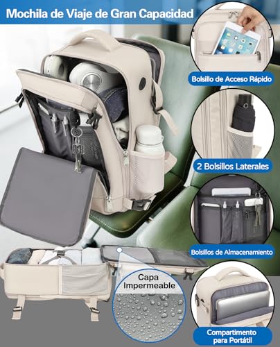 Detalle 2 de KLOSTAIN Mochila de cabina 40x20x25 cm (20 L) para Ryanair: versátil, segura y cómoda