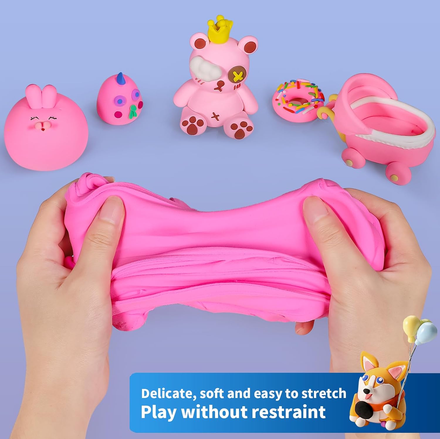 Thumbnail 4 de iFergoo Air Dry Clay 500 g modelling dough 🎨