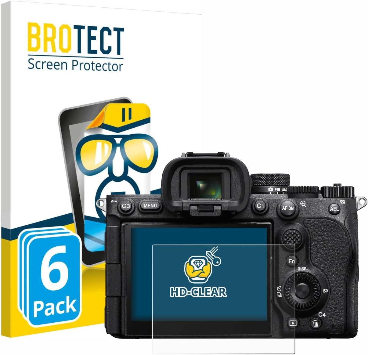 BROTECT Protector Pantalla Sony Alpha 7 V 6 unidades
