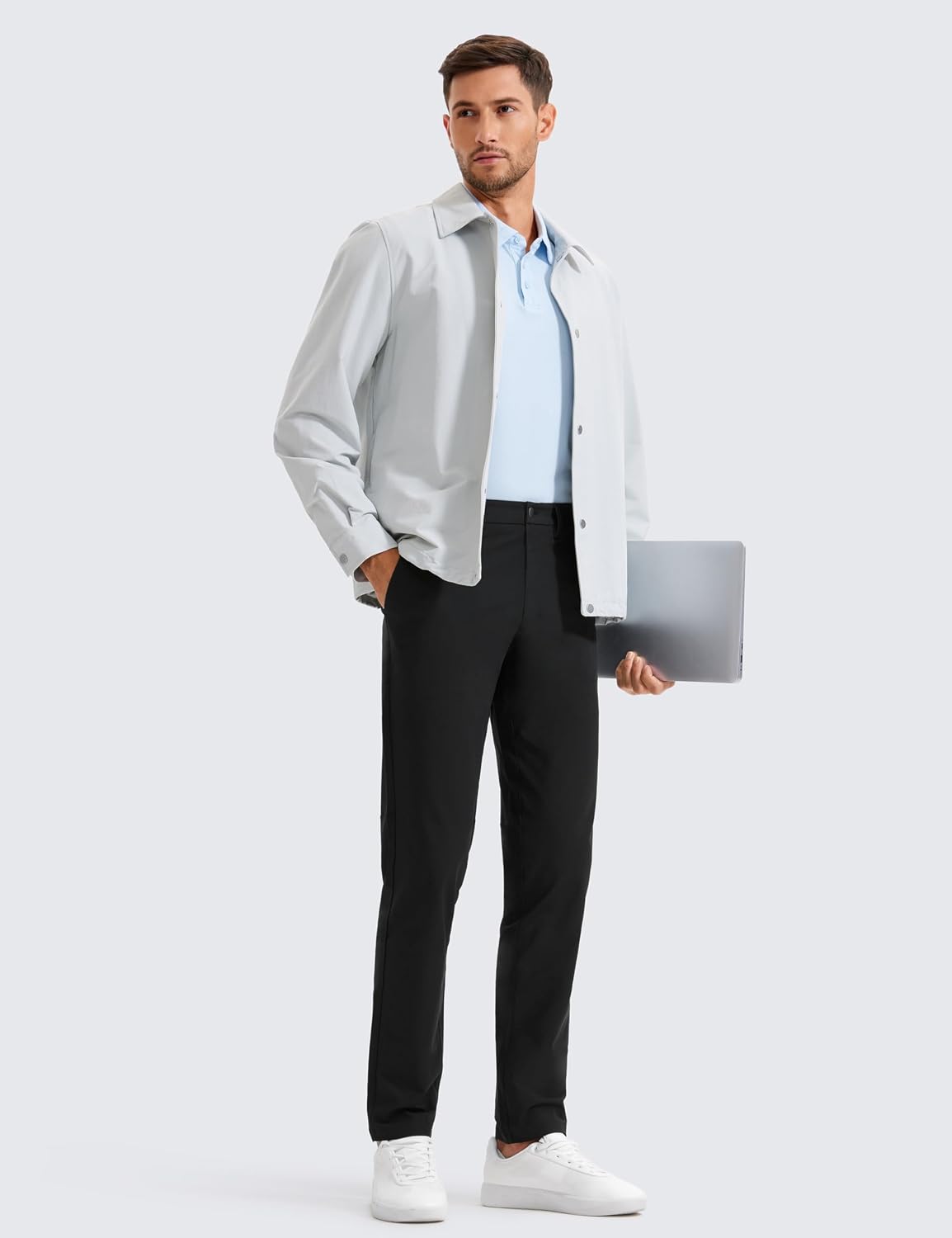 Detalle 2 de CRZ YOGA pantaloni da golf da uomo elasticizzati con asciugatura rapida e tasche (76/81/86 cm)