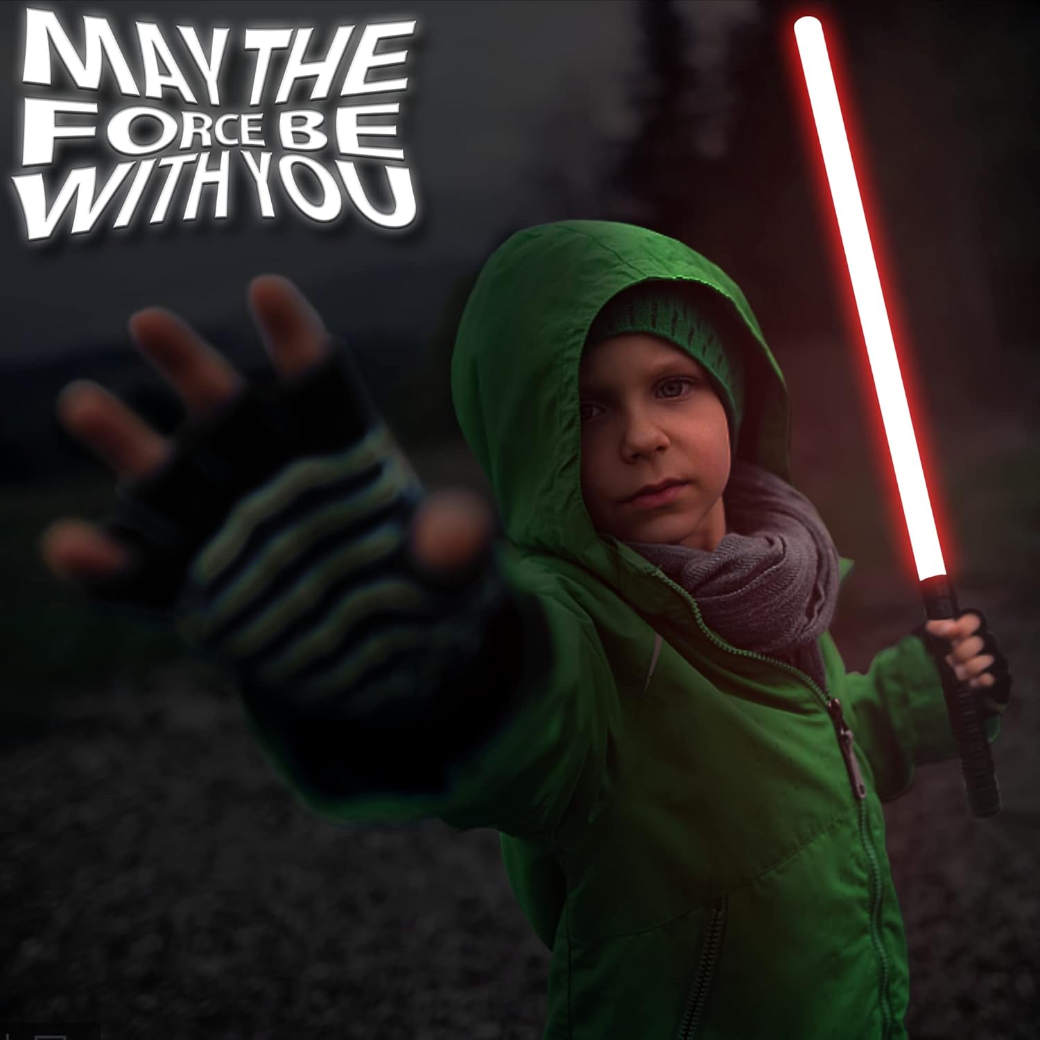 Thumbnail 1 de Oomyeh FX Sound Dueling Lightsaber with Alloy Handle (Type-C Rechargeable, 15 RGB Colors, 4 Modes)