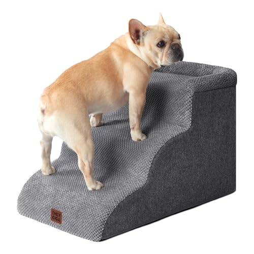 Detalle de EHEYCIGA Escalier Chien 3 Marches – Rampe pour canapé et lit, 35,5 cm de hauteur