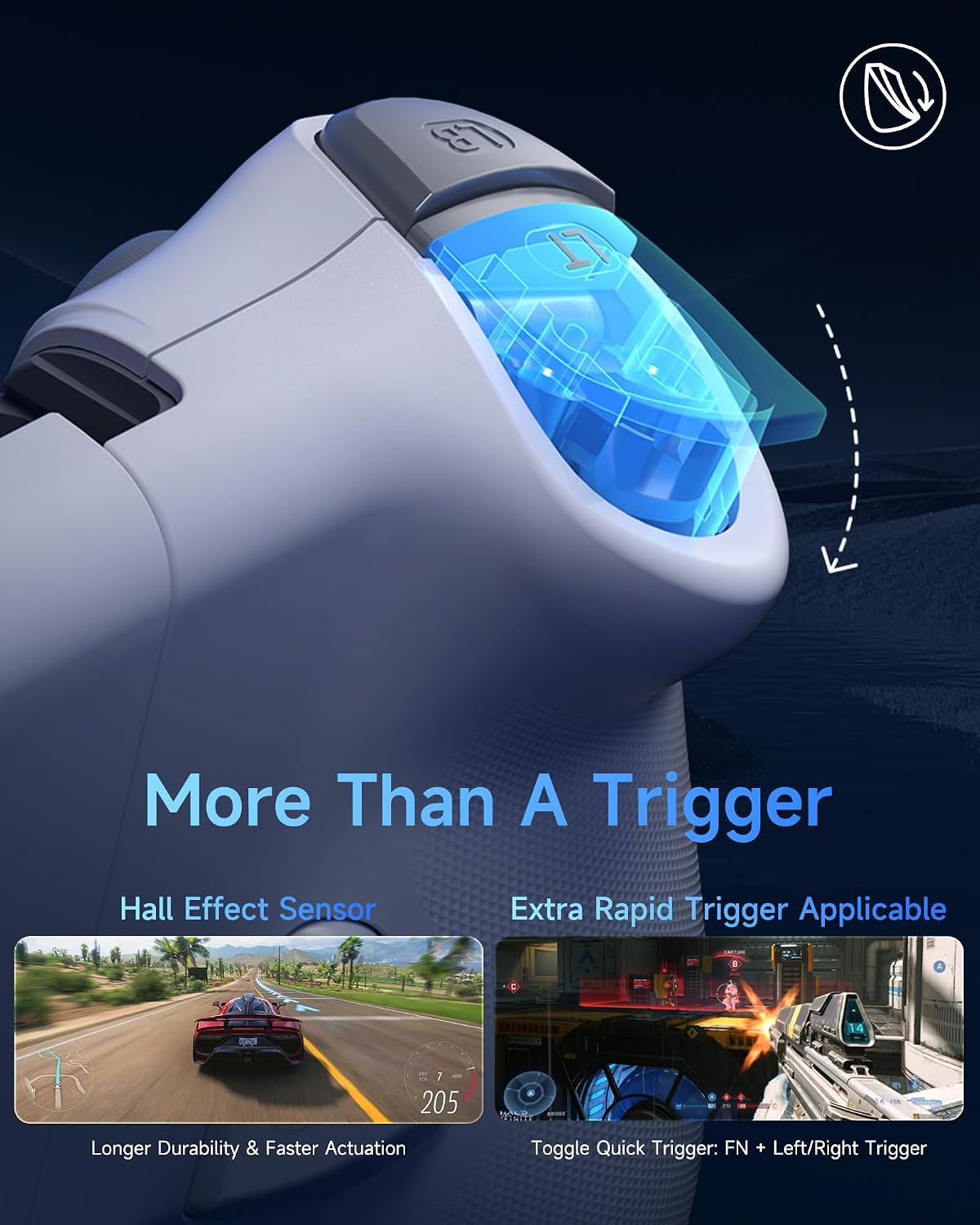 Detalle de EasySMX M15 Handy Controller: Kabelloser Smartphone-Controller für Android & iPhone 15 Serie