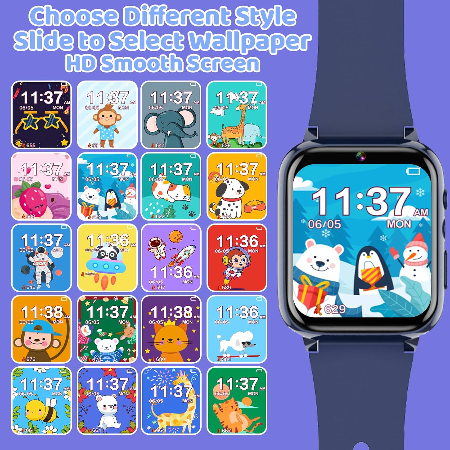 Thumbnail 5 de YEDASAH Kids Smart Watch 1.69in touchscreen