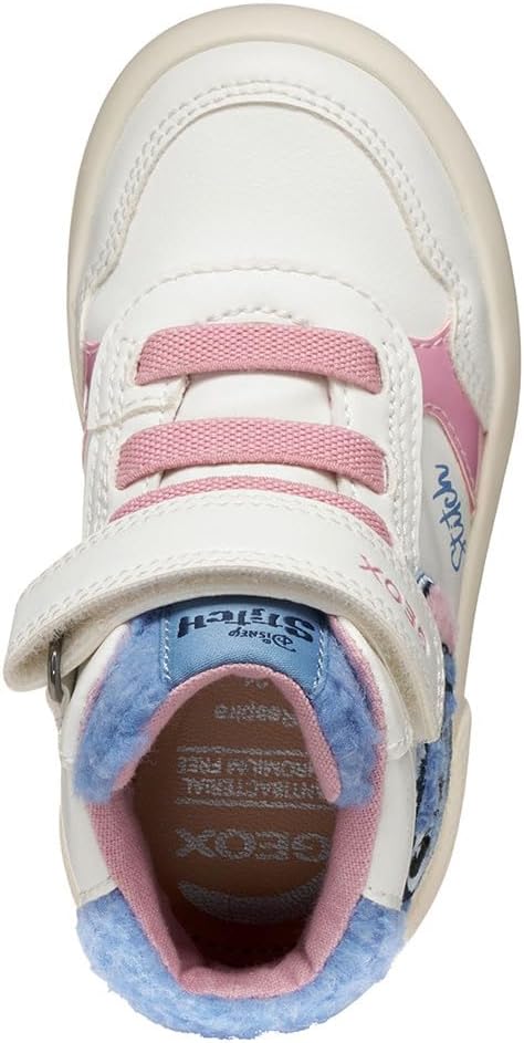 Detalle de Geox Baby Mädchen Gisli GirlSneaker – atmungsaktiv, leichter Einstieg und Zero Shock