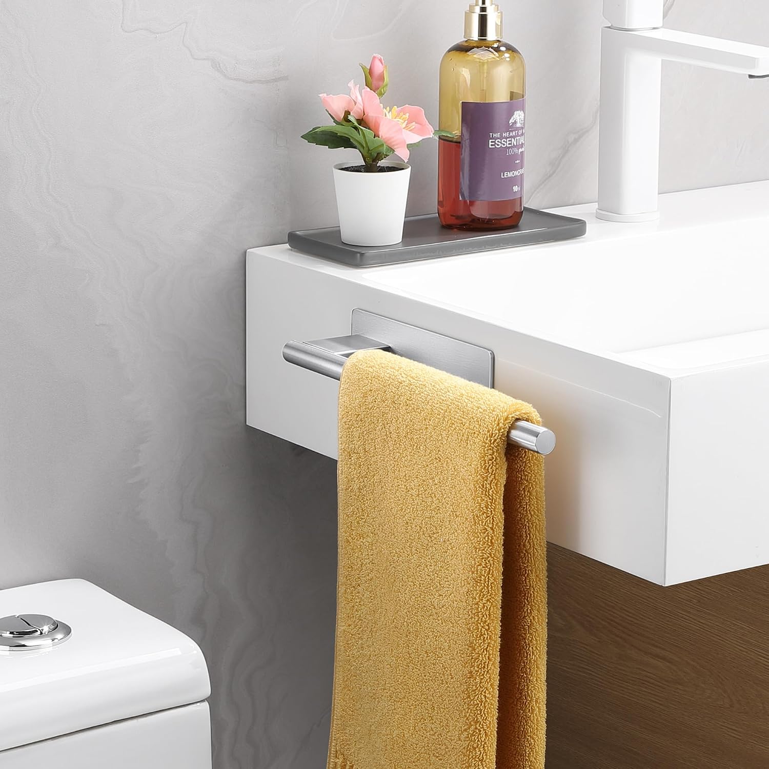 Thumbnail 5 de ALOCEO 28CM Self Adhesive Towel Rail