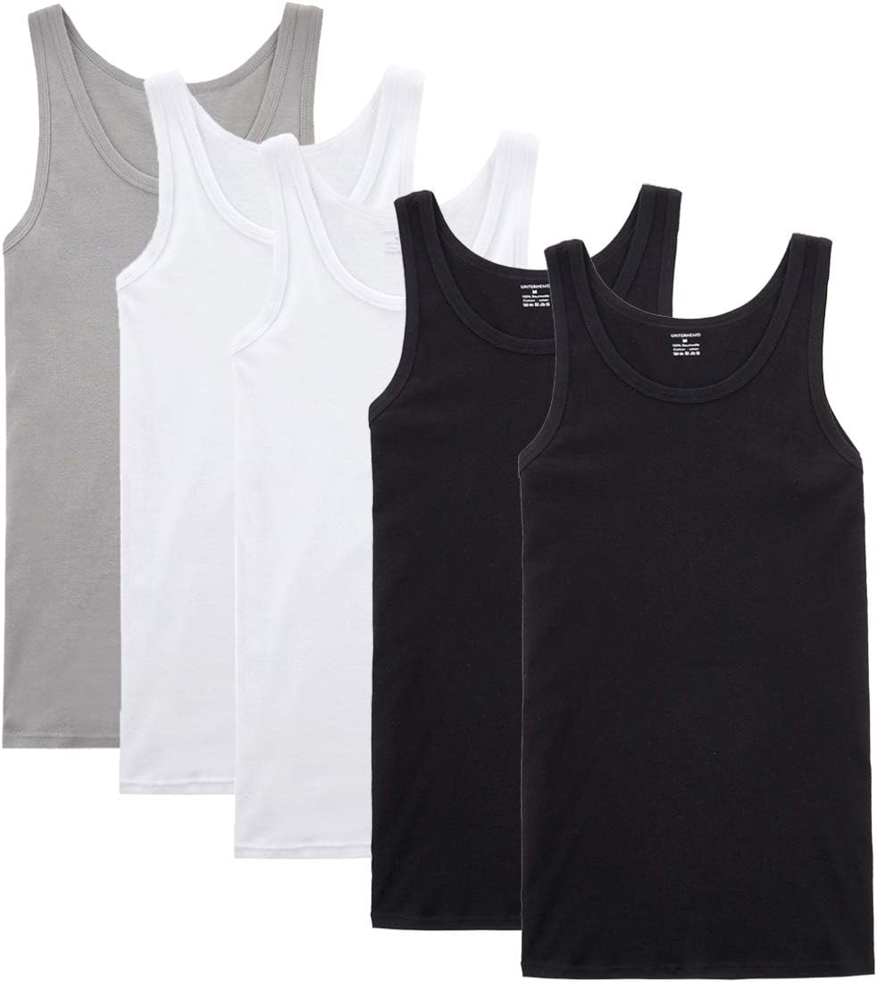 Detalle de Lot de 5 débardeurs homme NUOZA en coton (toutes tailles et couleurs)