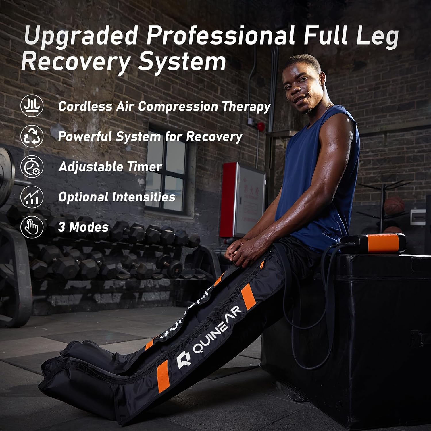 Detalle de QUINEAR Professional Leg Recovery 2500mAh 🦵