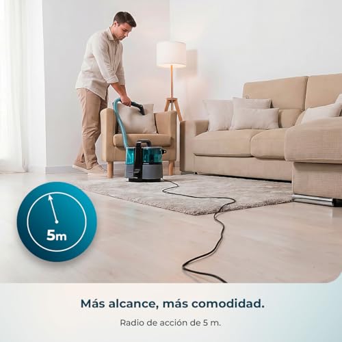 Detalle de Cecotec Limpiador de Tapicerías y Alfombras Carpet&Spot Clean XL Neo 600W