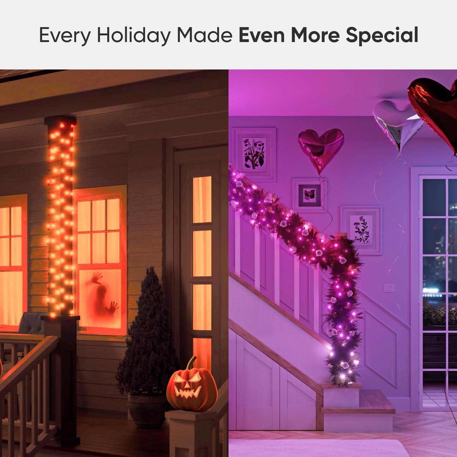 Thumbnail 6 de Nanoleaf smart-lichtsnoer 24 m met 300 RGB-leds en wifi-bediening