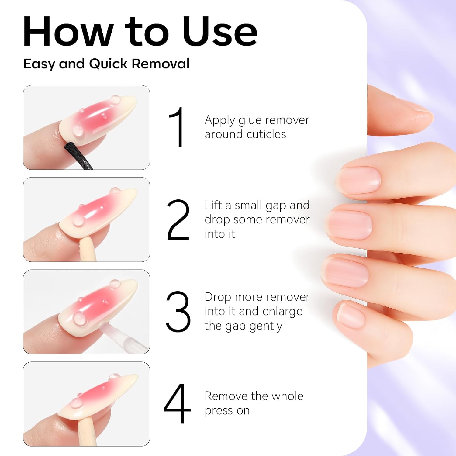 Thumbnail 5 de Makartt Nail Glue Remover 30ML for Press On Nails