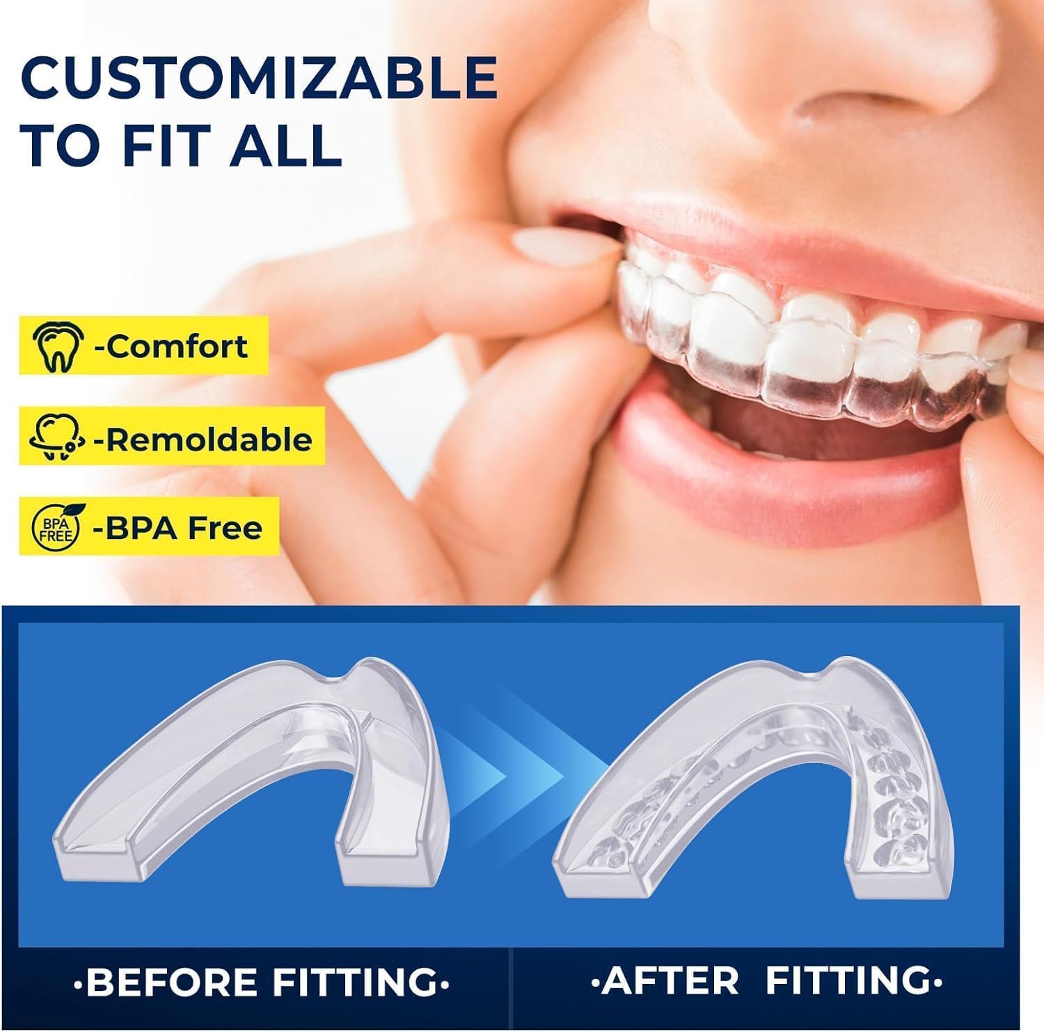 Thumbnail 3 de Reazeal Mouth Guard for Grinding Teeth