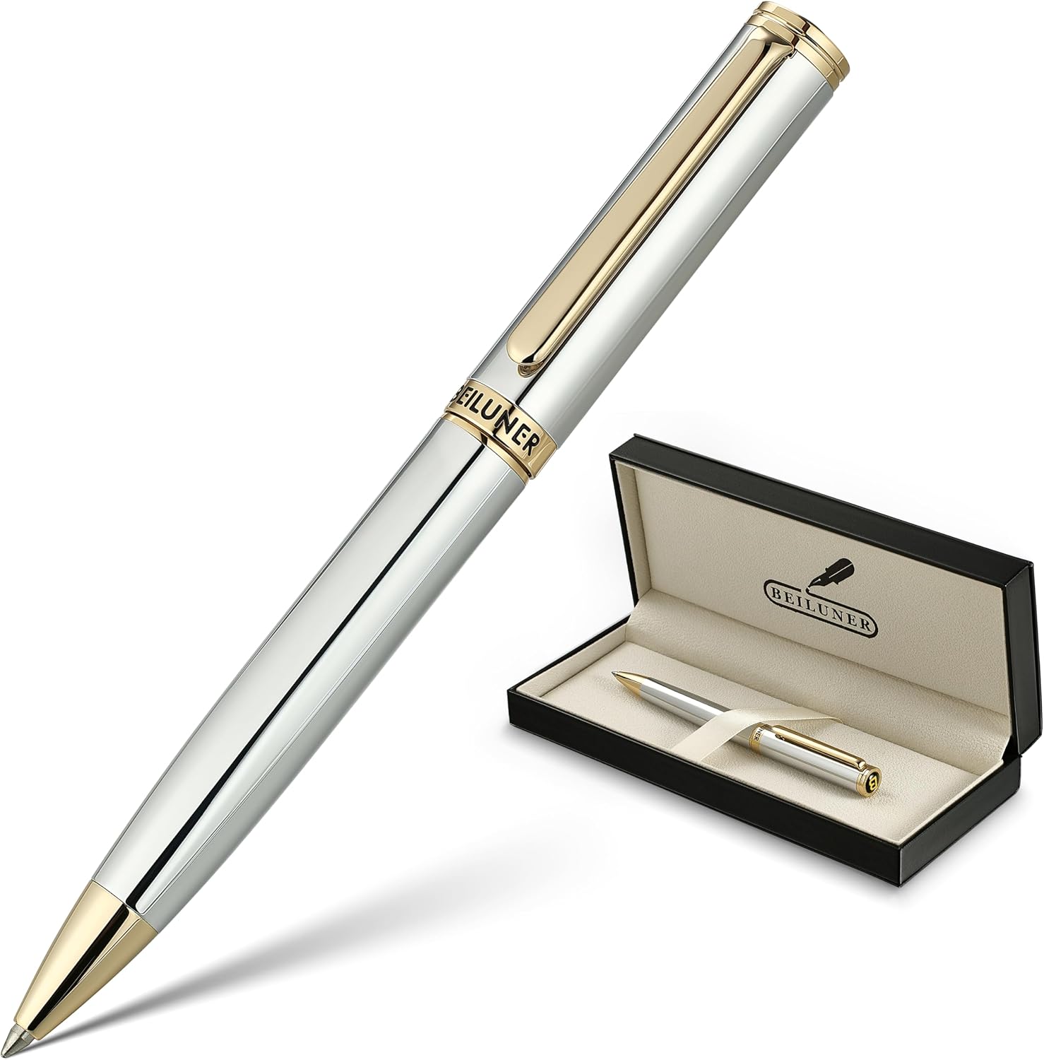 Detalle de BEILUNER Gel Pen with Brass Body