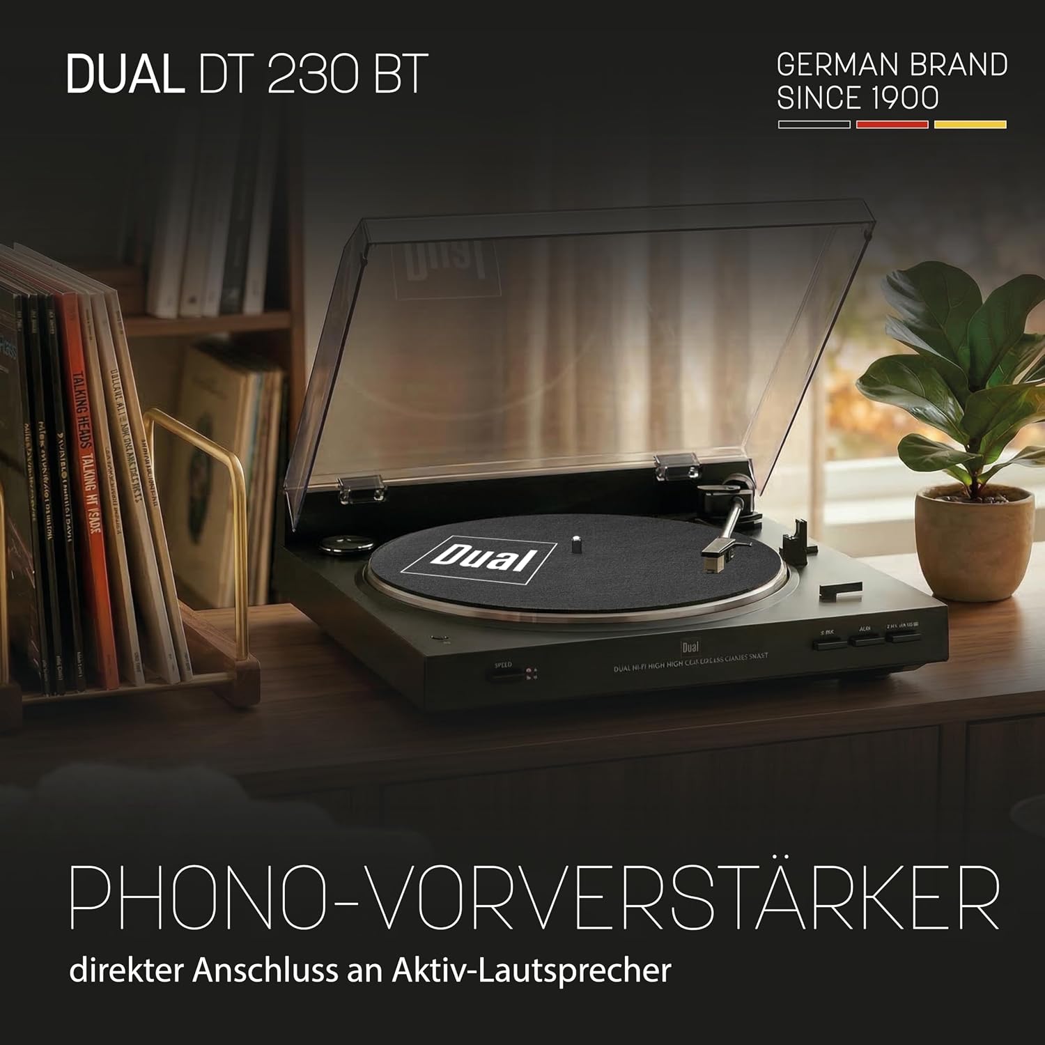 Detalle de Dual DT 230 BT – w pełni automatyczny gramofon z Bluetooth i przedwzmacniaczem