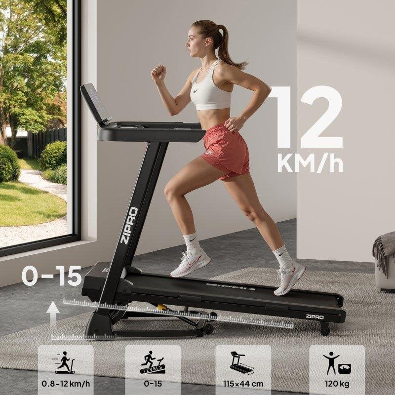 Thumbnail 1 de Cinta de correr Zipro Luma 900 W: plegable, 12 inclinaciones y conectividad