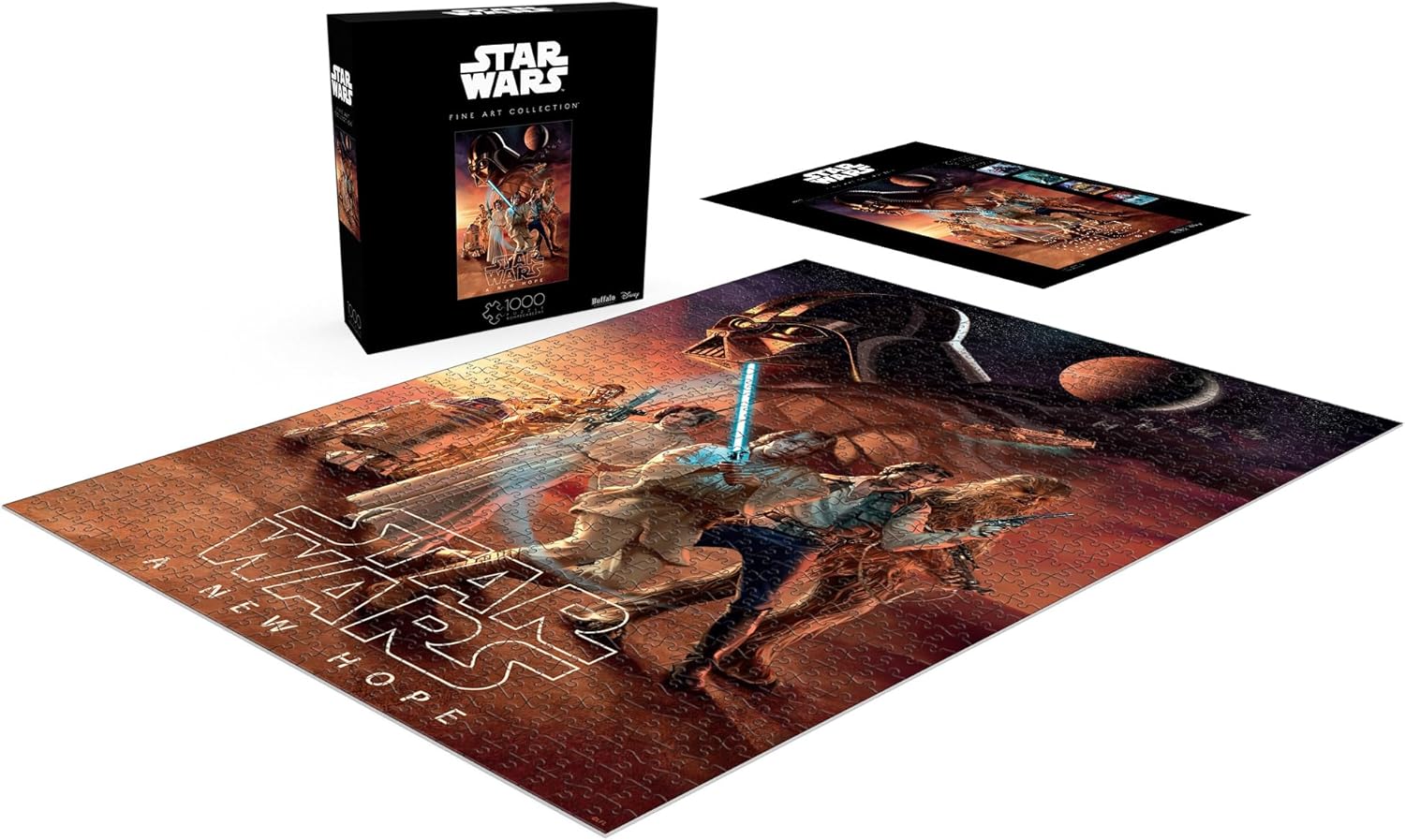 Thumbnail 3 de Buffalo Games Star Wars: The Force 1000 Piece Jigsaw Puzzle – Fine Art Collection