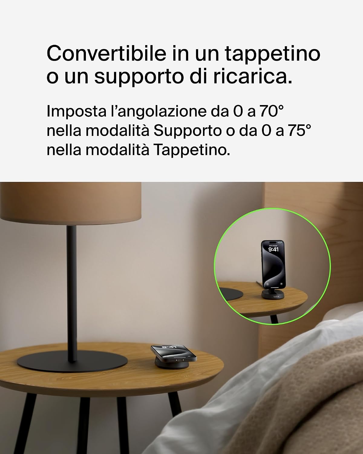 Detalle de Belkin BoostCharge Pro 15W Caricatore Magnetico
