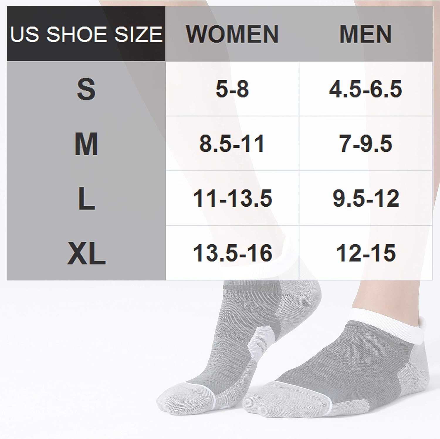 Thumbnail 1 de CS CELERSPORT Men's Running Ankle Socks 6-pack