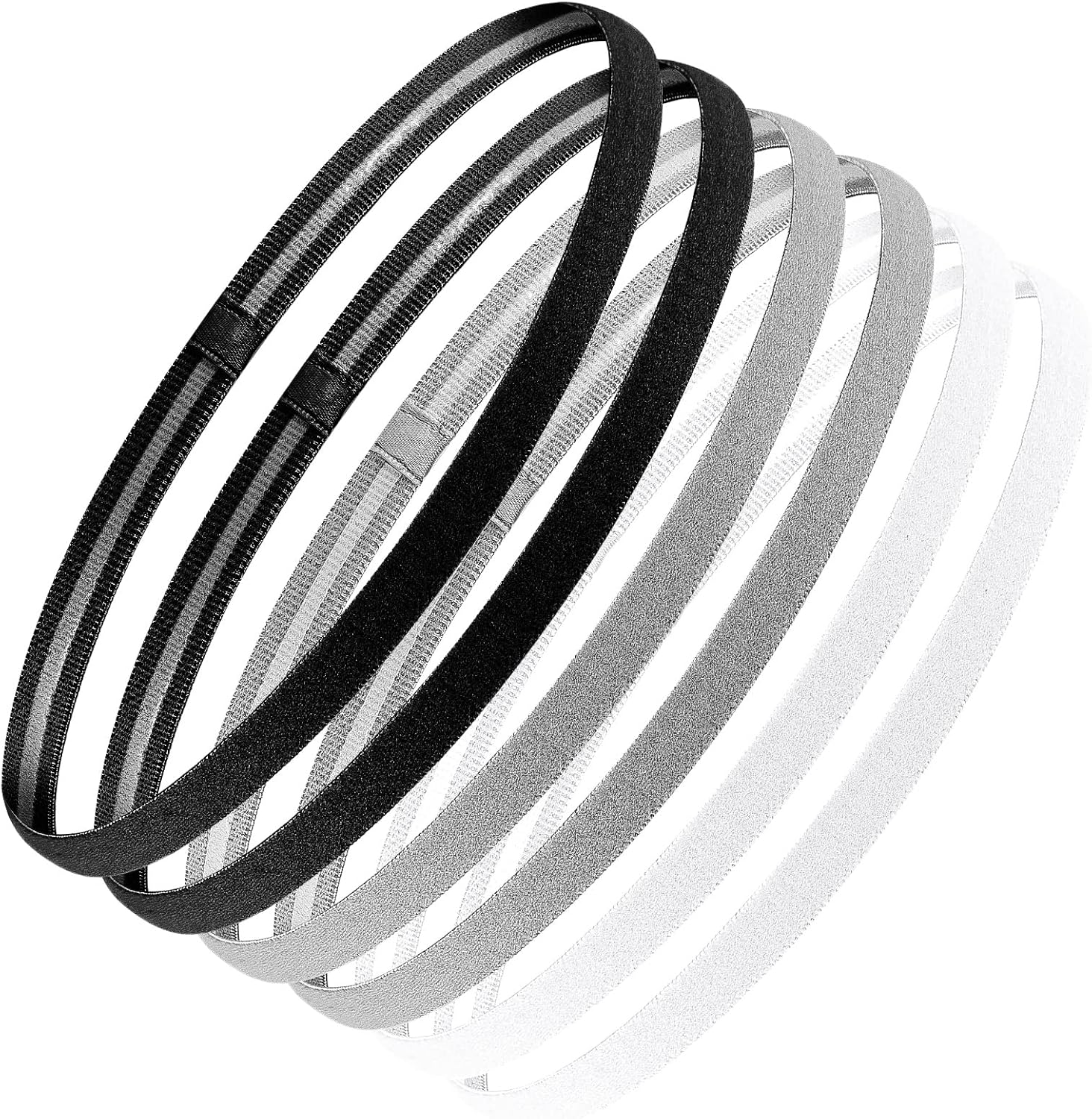 Detalle de Hemiks 6 Pezzi Fasce Capelli 1 cm