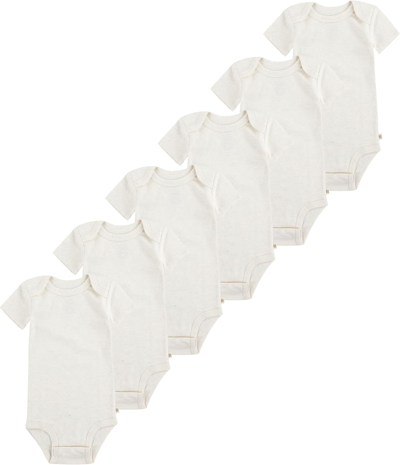 Thumbnail 5 de Pack de 6 bodies unisex HUGGIES Little Hugs en coton bio