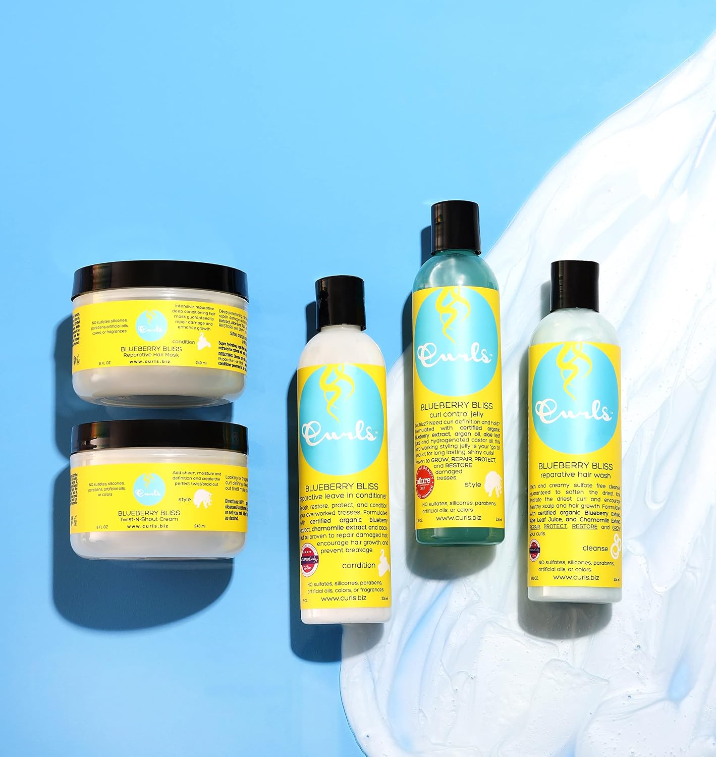 Thumbnail 6 de Curls Blueberry Bliss Control Jelly 8 oz Hair Gel ๐ถ