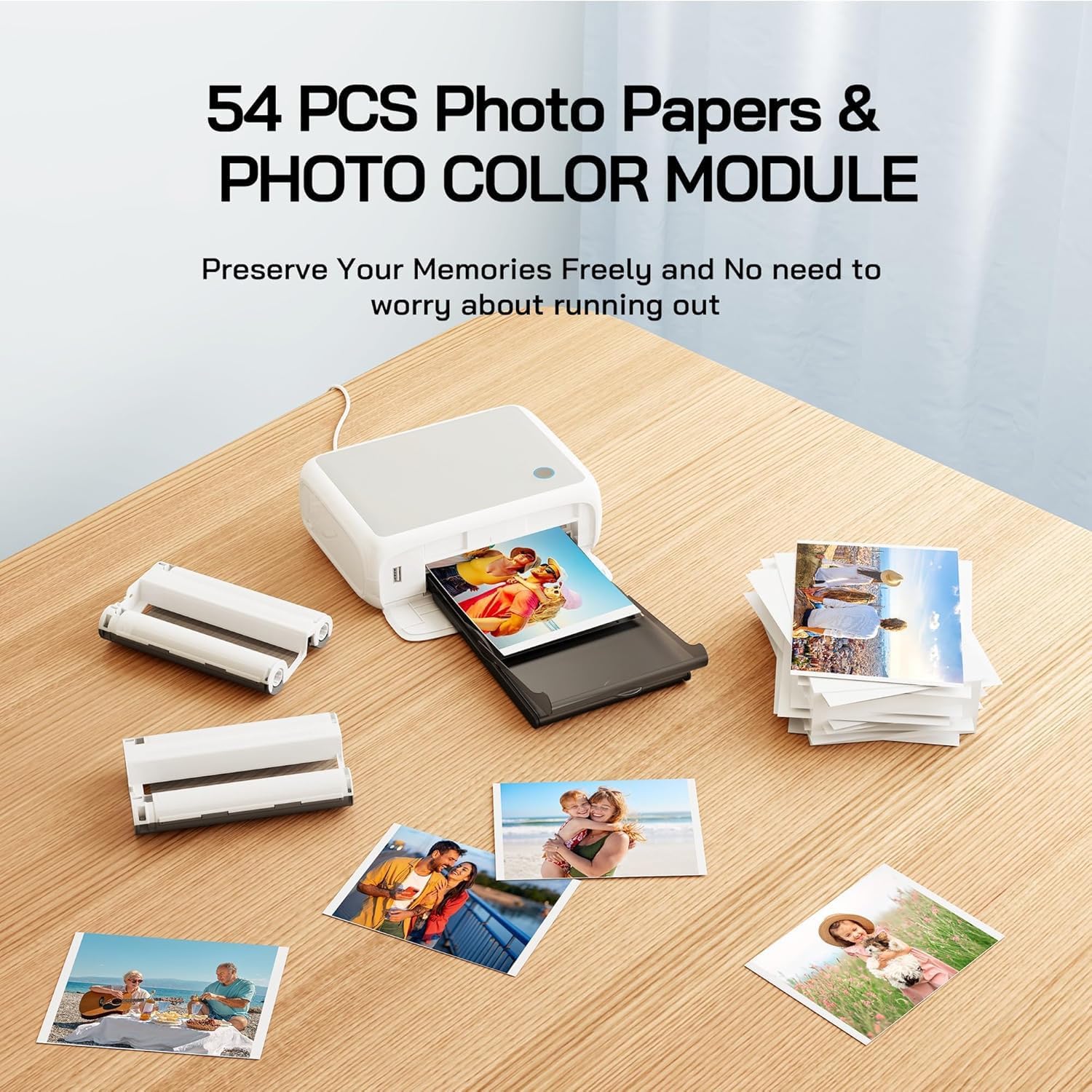 Detalle de WOLFANG Photo Printer 54 sheets