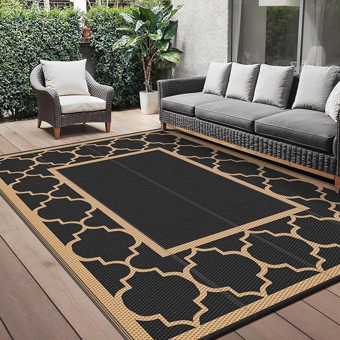 GENIMO Alfombra Exterior Terraza Reversible 275x365 cm