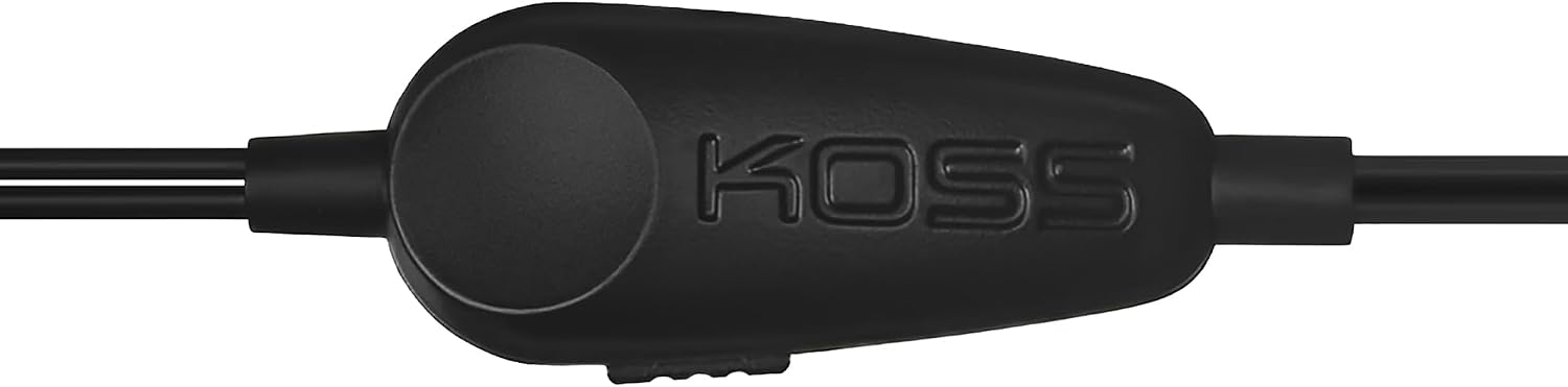 Detalle de KOSS KTXPro1 Black オンイヤーヘッドホン、90年代スタイル・チタンコーティングドライバー・音量調節