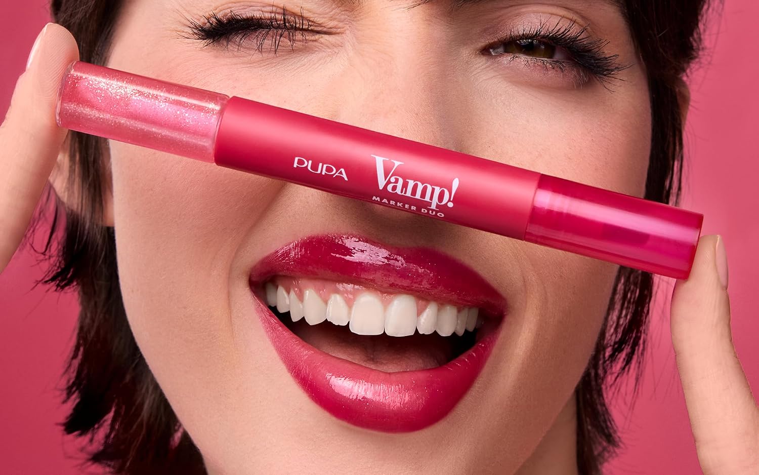 Detalle 2 de Pupa Vamp! Marker Duo 004 Spicy Raspberry