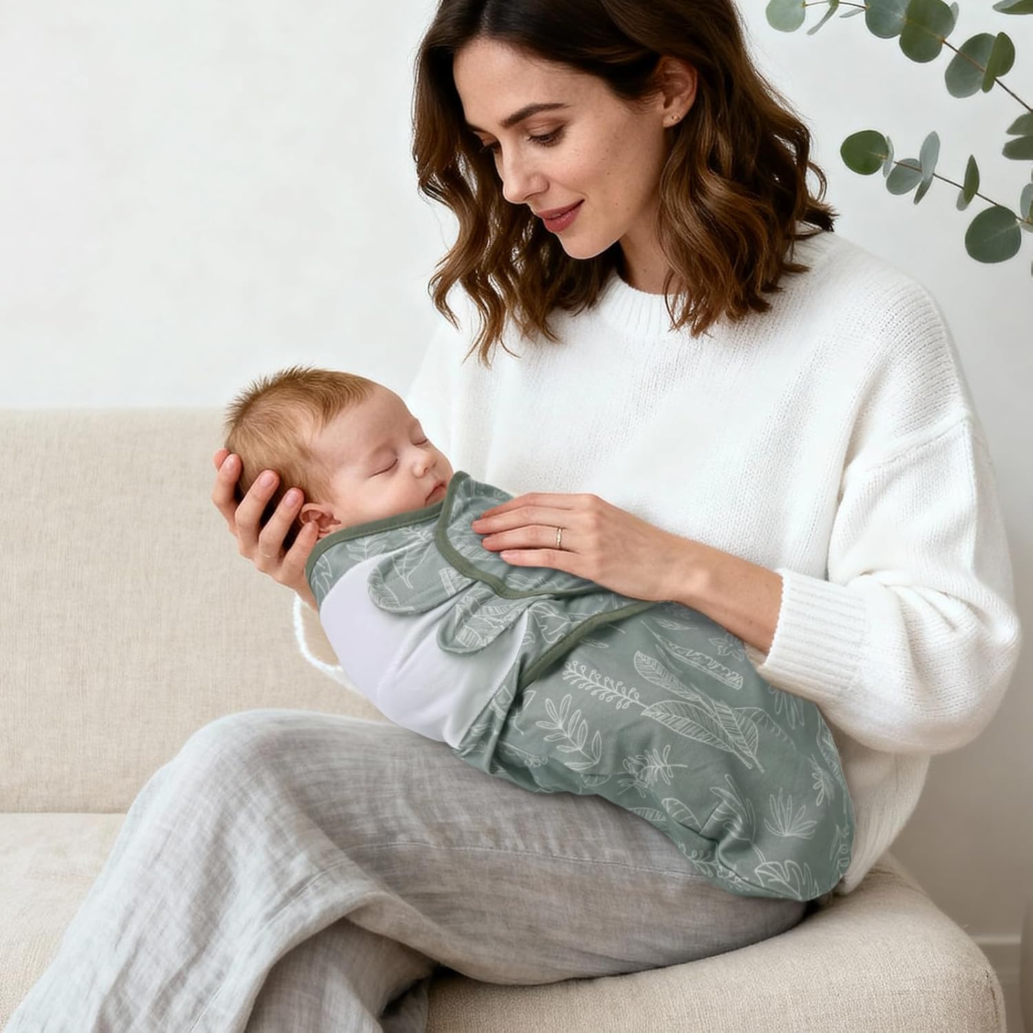 Thumbnail 6 de Soarwg Kids Pucktücher für Neugeborene (0–3 Monate), 3er-Set – atmungsaktiv, verstellbar & Baumwolle mit Jungle Jolly Design